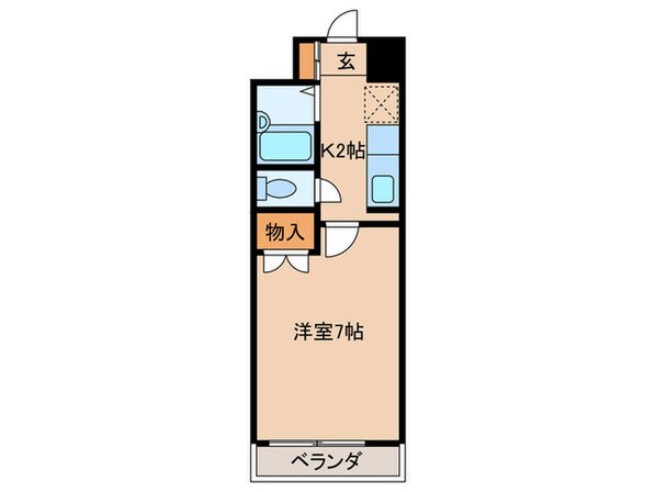 ハイ－ステイトほら貝の物件間取画像